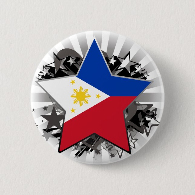 Philippines Star Button (Front)
