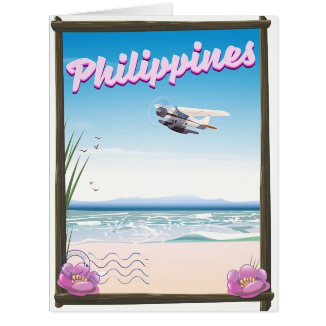 Philippines Travel poster Cards (Front)