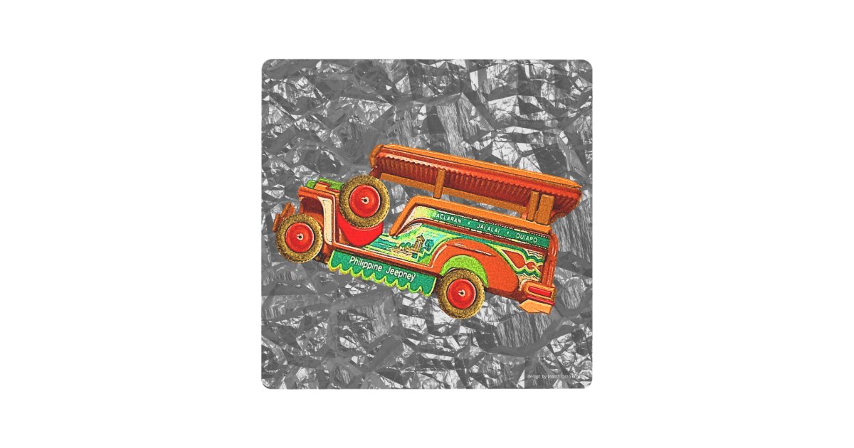 Philippines' Vintage Jeepney Metal Print | Zazzle.com