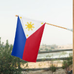 Philippines Weatherproof House Flag at Zazzle