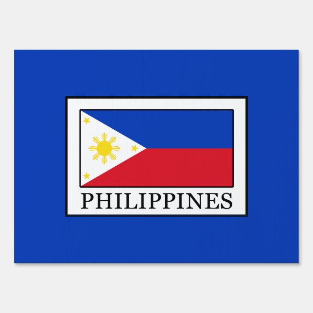 Philippines Yard Sign (Front)
