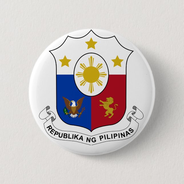 PhilippinesCoat of Arms Pinback Button (Front)