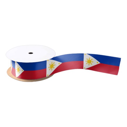 Philippino Flag  Philippines holidaysports Satin Ribbon