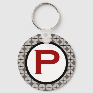 Philips Head Monogram Keychain