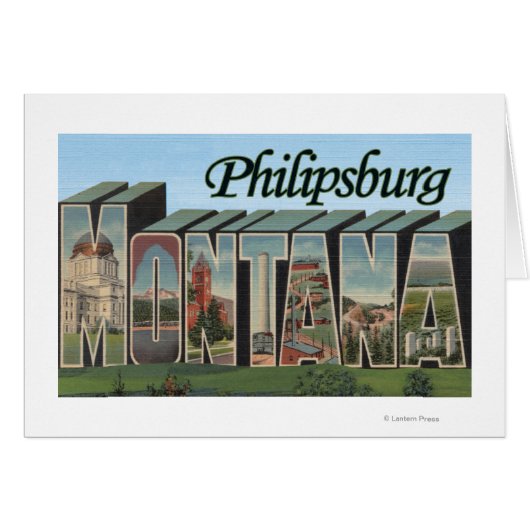 Philipsburg, Montana Cards (Front Horizontal)