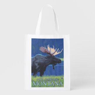 Philipsburg, MontanaMoonlight Moose Grocery Bag