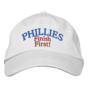 PHILLIES Finish FIRST by SRF Embroidered Baseball Hat