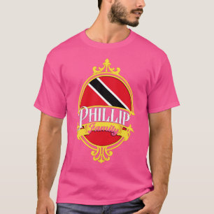 Phillip Family Trinidad and Tobago Flag T-Shirt