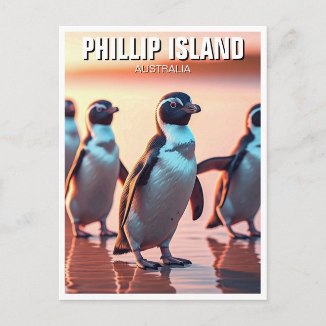 Phillip Island Australia Postcard (Front)