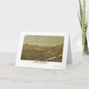 Phillippi, WV Panoramic Map - 1861 Card