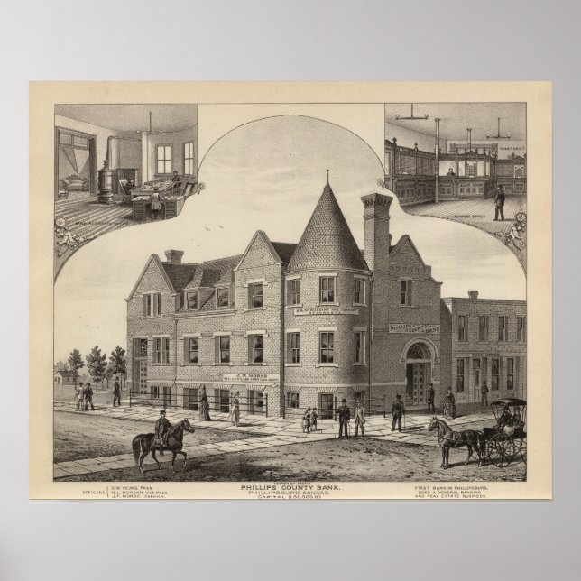 Phillips County Bank, Phillipsburg, Kansas Poster (Front)