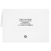 Phillips Covered Bridge Cards (Back Horizontal)