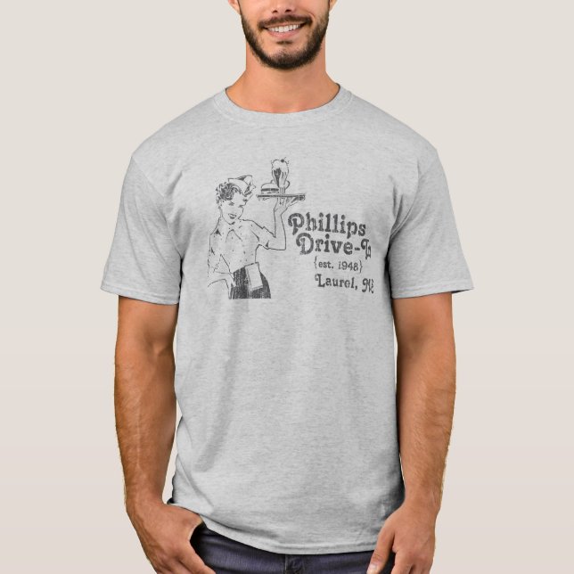 Phillips Drive-In - Laurel, MS T-Shirt (Front)