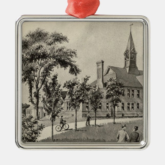 Phillips Exeter Academy Metal Ornament (Front)
