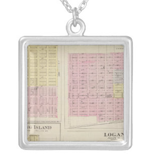 Phillipsburg, Marvin, Long Island, Logan, Kansas Silver Plated Necklace
