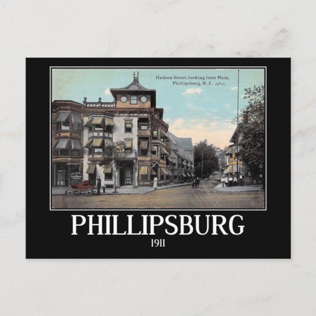 Phillipsburg, New Jersey, Vintage Postcard (Front)