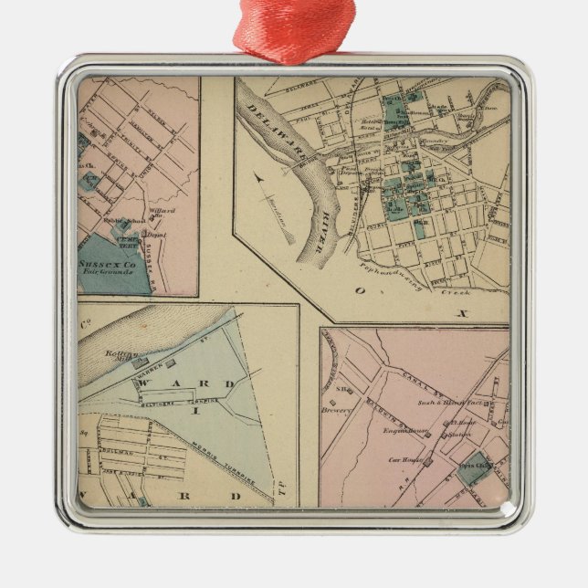 Phillipsburg, NJ Metal Ornament (Front)