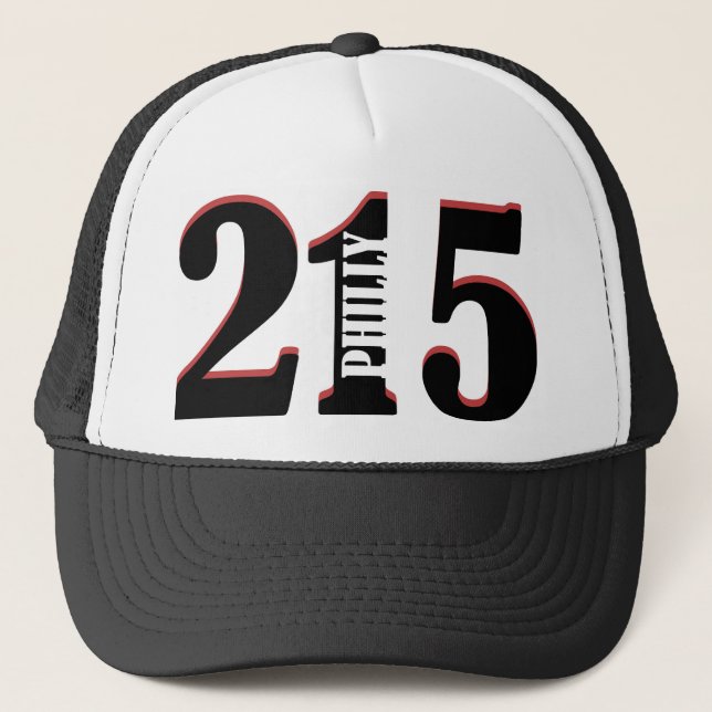 Philly 215 trucker hat (Front)