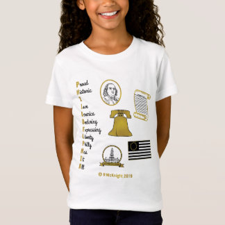Philly Acronym Girls Tourist Tee 