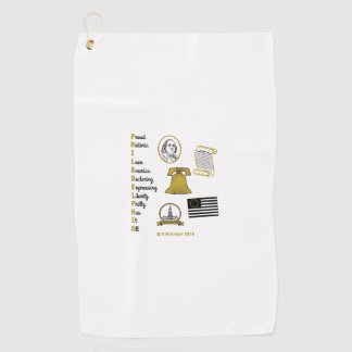 Philly Acronym Golf Towel