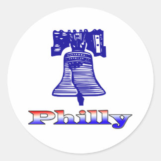 Philly and Liberty Bell Classic Round Sticker