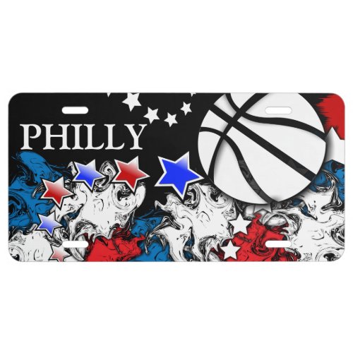 PHILLY BASKETBALL License Plate