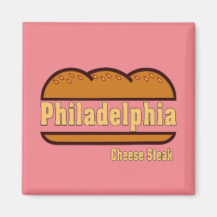 Philly Cheese Steak,change colors, add text Magnet