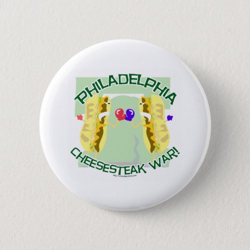 Philly Cheesteak War Button