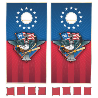 Philly Fan Crest Cornhole Set