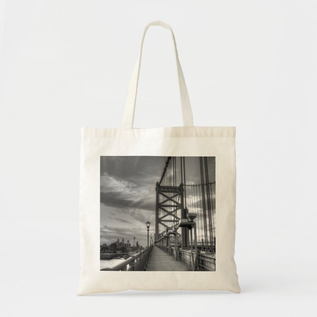 Philly from the bridge tote bag (Front)