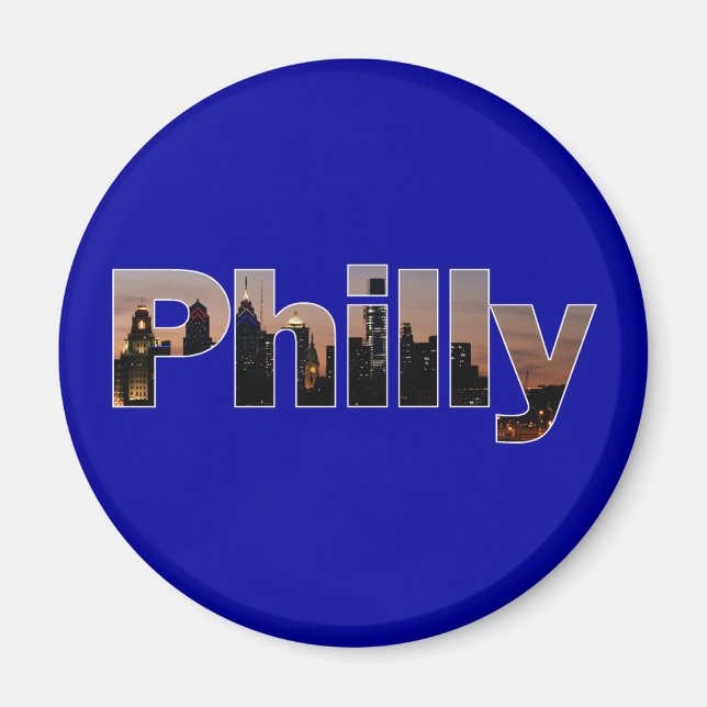 Philly Letters Magnet (Front)
