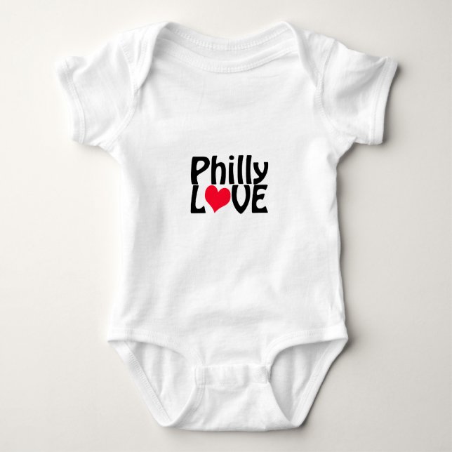 Philly Love Baby Bodysuit (Front)