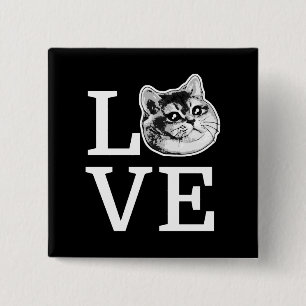 Philly Love Cat Button