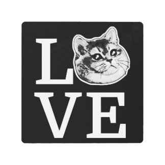 Philly Love Cat Metal Print