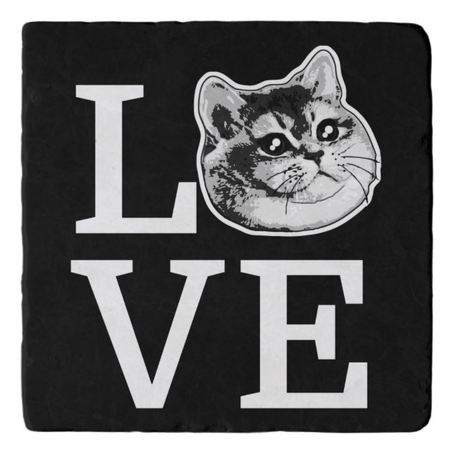 Philly Love Cat Trivet (Front)