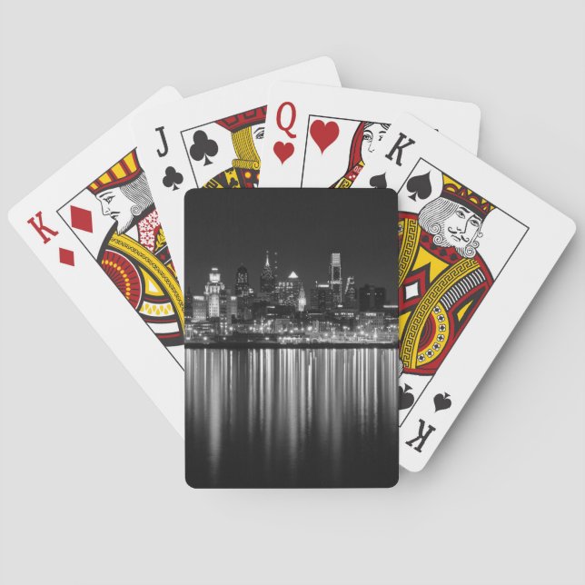 Philly night b/w poker cards (Back)