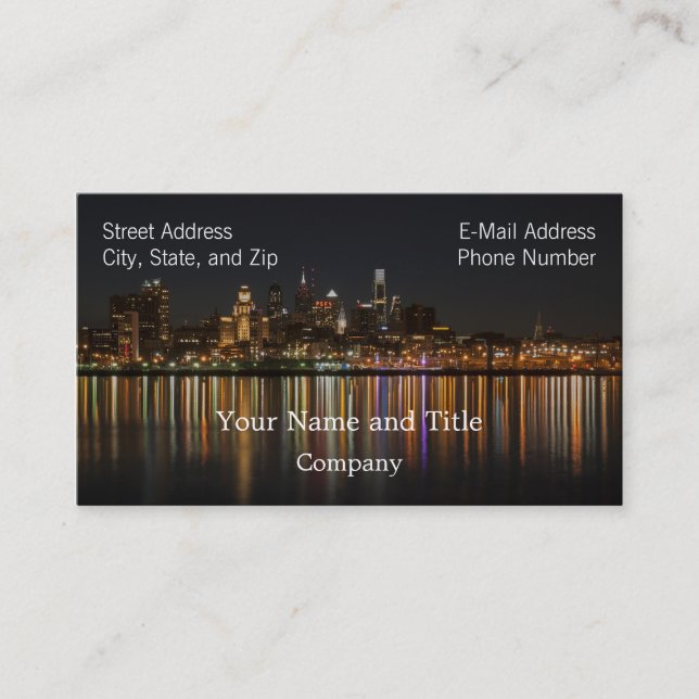 Philly night business card (Front)