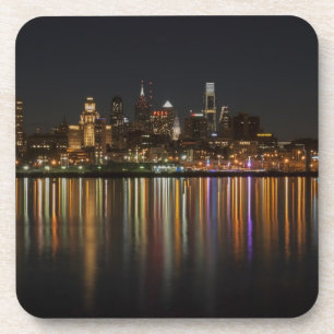 Philly night drink coaster