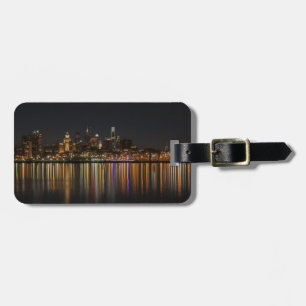 Philly night luggage tag