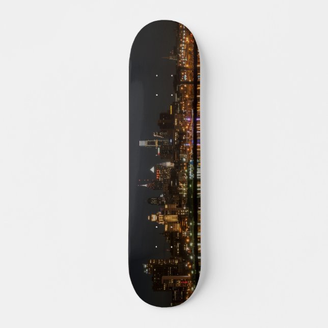 Philly night skateboard deck (Front)