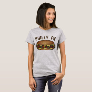 Philly PA Philadelphia Cheese Steak Sandwich Food T-Shirt