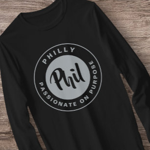 Philly Passion Phan Black Vintage Retro T-Shirt