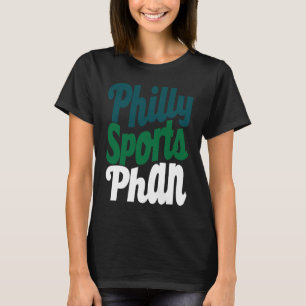 Philly Philadelphia Sports Fan Phan Wavy Green Gra T-Shirt