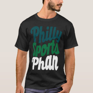 Philly Philadelphia Sports Fan Phan Wavy Green Gra T-Shirt