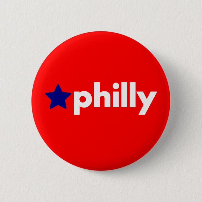 Philly Pinback Button (Front)