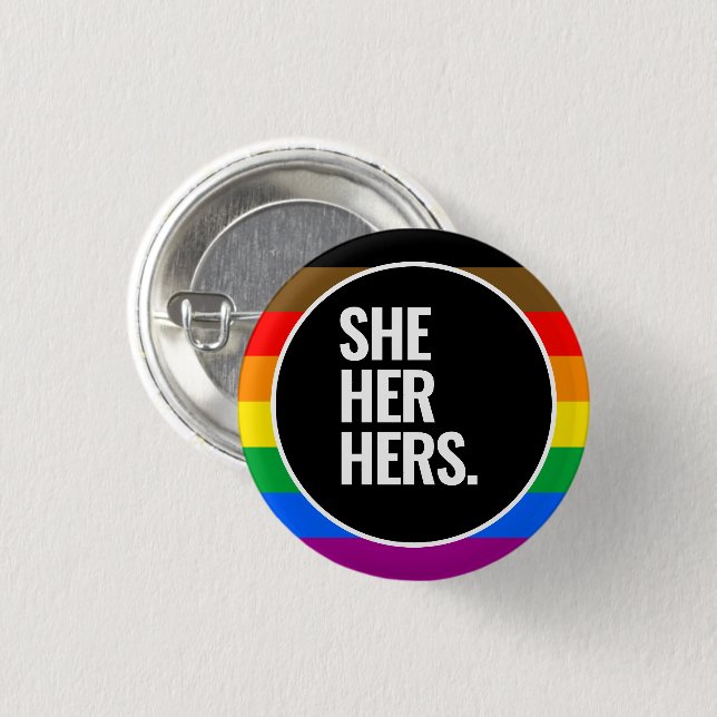 Philly Pride LGBTQPOC Button (Front & Back)