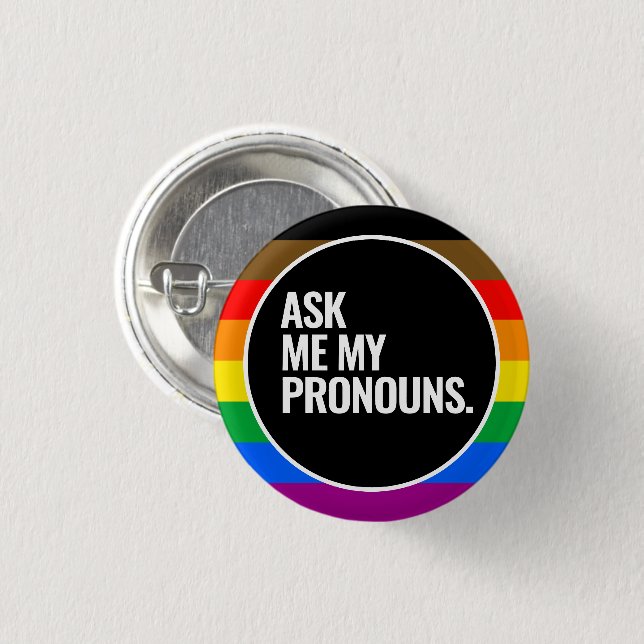 Philly Pride LGBTQPOC Button (Front & Back)