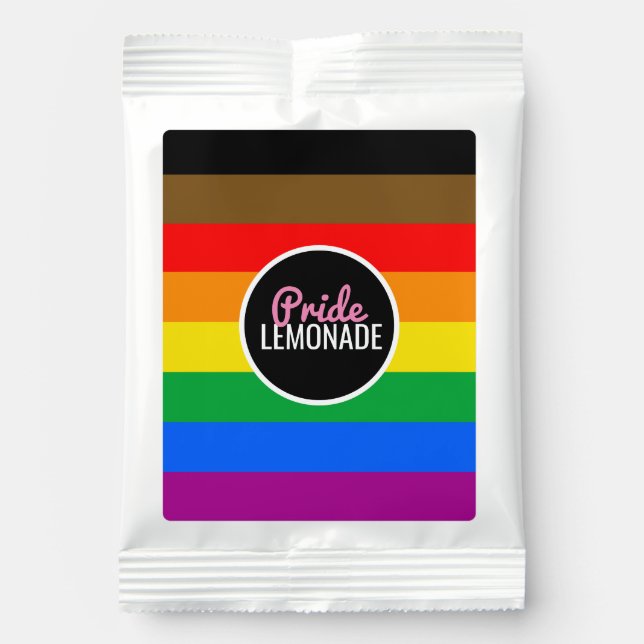 Philly Pride LGBTQPOC Lemonade Drink Mix (Front)