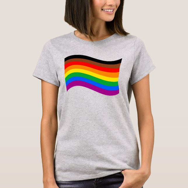 Philly Rainbow Flag T-Shirt (Front)
