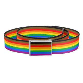 Philly Rainbow Pride Flag Belt